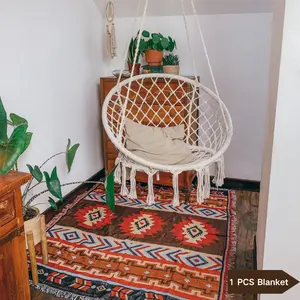 Boho Style Picnic Blanket, Thickened Picnic Mat, Outdoor Camping Mat, Picnic Tablecloth, Camping & Hiking Equipment