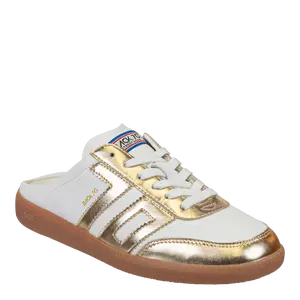 Back 70: EASTER in METALLIC GOLD Backless Sneakers