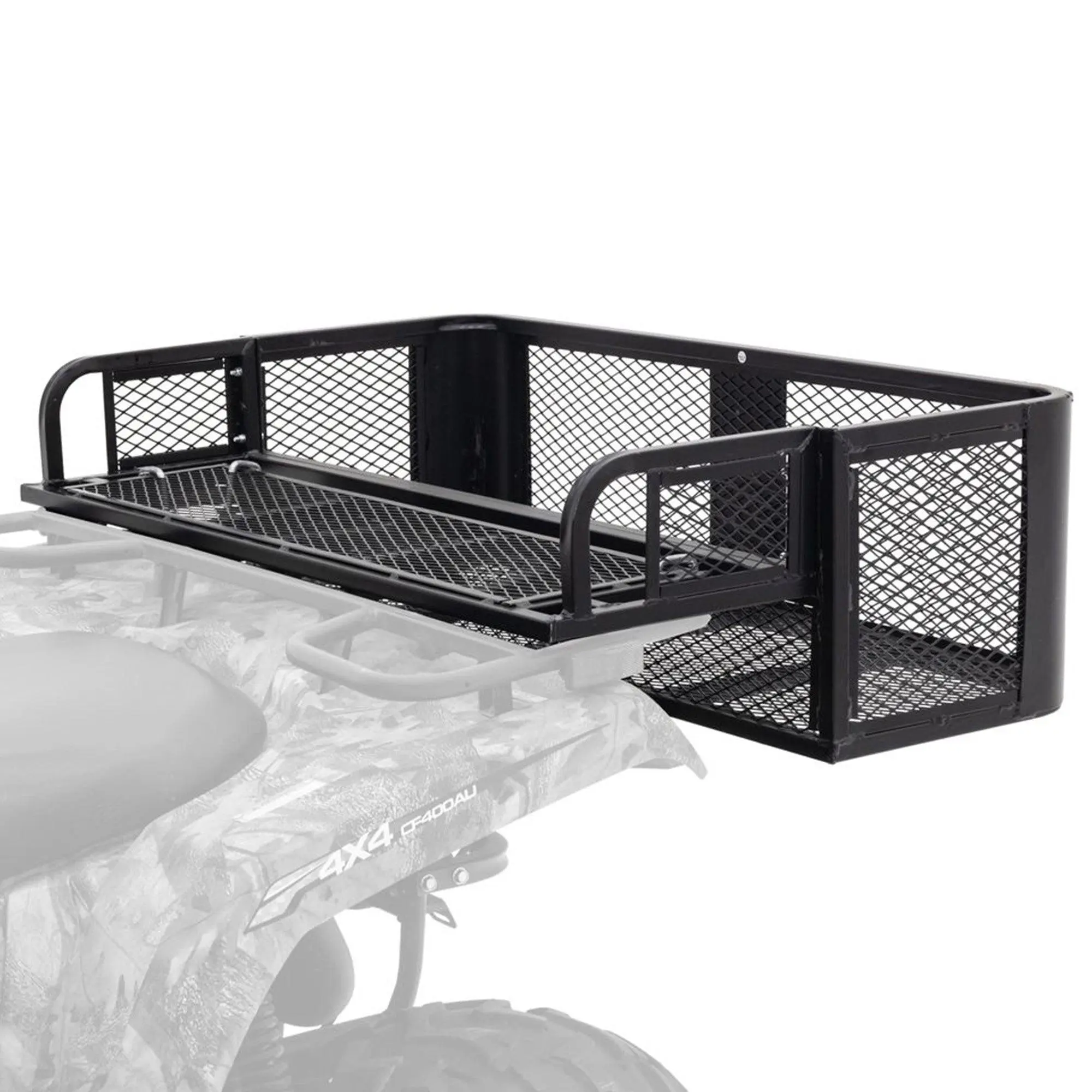 Titan Ramps Universal ATV/UTV Rear Drop Cargo Basket Rack with 150 lb. Capacity