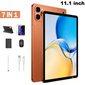 【Summer Wins】2026 New 11.1" IPS Android 15 Tablet | 12GB RAM+256GB ROM | Complete 7-in-1 Bundle with Keyboard, Protective Case, Stylus, Mouse, Earbuds, Screen Protector & Charger | WIFI6, Bluetooth 5.0, 10000mAh Battery, Ideal for Holiday Gift & Daily Use