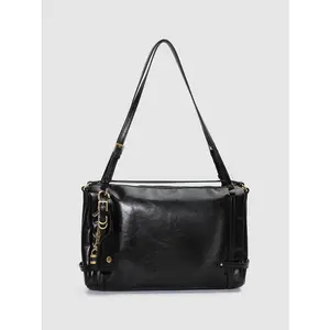 URBAN REVIVO 2026 Spring New Women's Soft Versatile Adjustable Crossbody Shoulder Bag - Commute Handbag UAWB50283