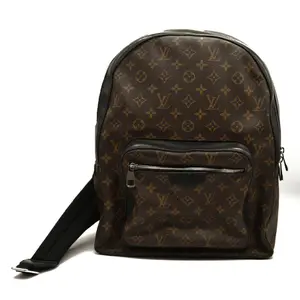 Pre-owned Louis Vuitton canvas Backpacks Monogram Macassar Josh Backpack
