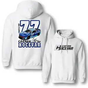 Carson Hocevar NASCAR T-Shirt Hoodie, #77 Race Car Graphic, Gift for NASCAR Fans, Stock Car Racing Enthusiasts, Motorsport Lovers, Carson Hocevar Supporters