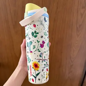 Owala Mother's Day Garden 30oz Freesip Sway Tumbler, 24-hour insulation, suitable for daily use, gift for mom