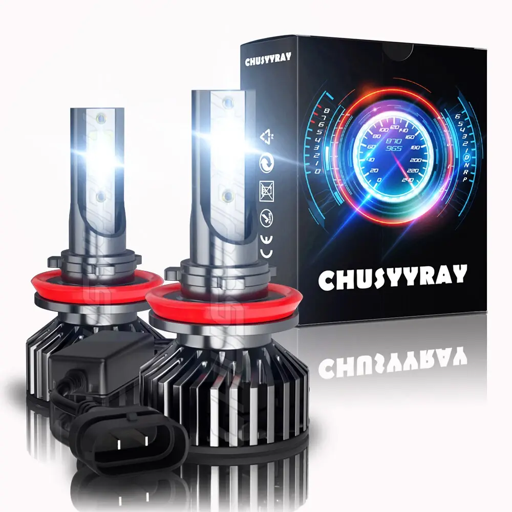2x H11 CSP LED Headlight Low Beam Bulbs For Ford Transit-150 250 350 2015 2016 2017 2018 2019