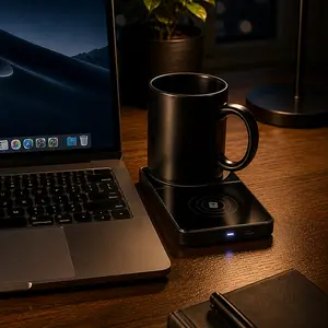 2-in-1 Heating Mug Warmer & Wireless Charger