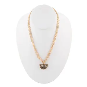 Iron Infused Abalone Necklace