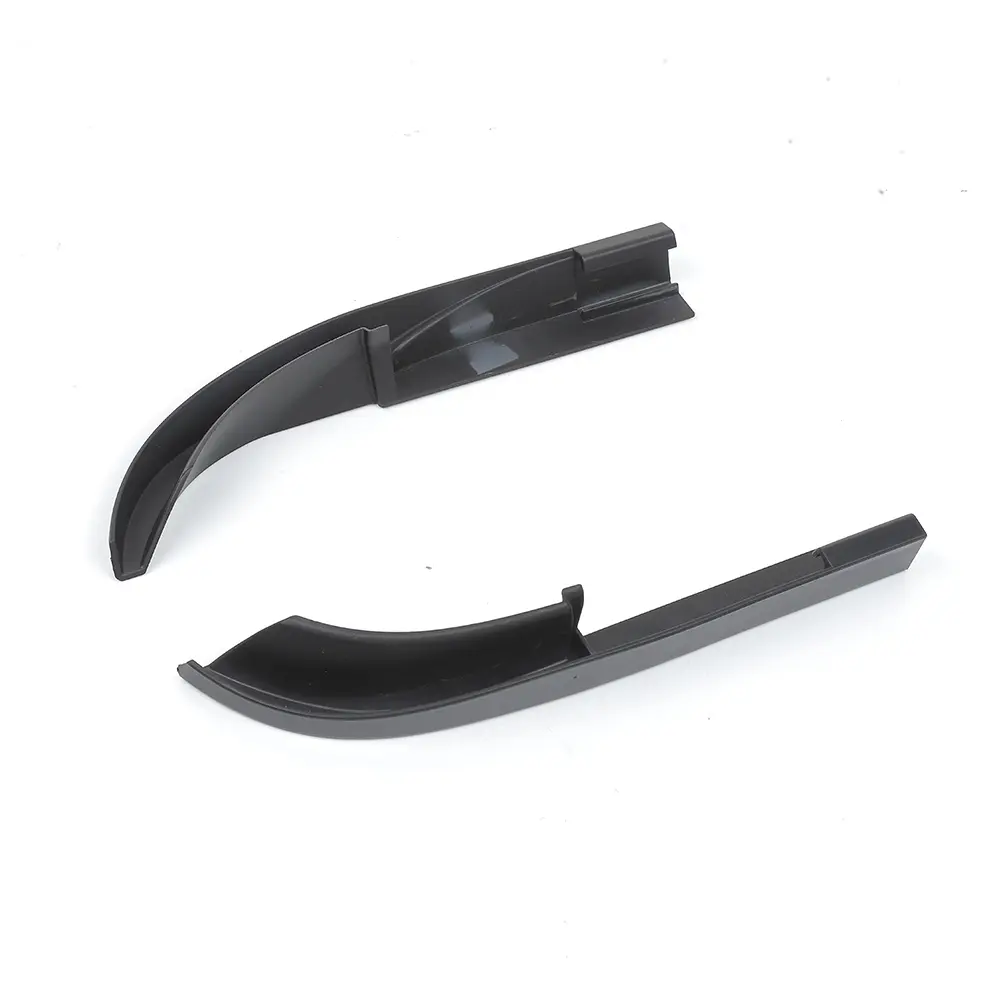 Upgraded Black Automotive Rain Gutter Extensions & Rain Groove Diverter, ABS Construction with Adjustable Visor Mud Flaps, Durable Auto Accessories for 2011-2017 Wrangler JK & JKU (Hard Tops Only) – Enhances Clearer Visibility