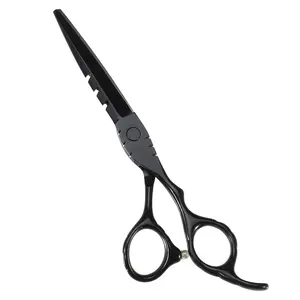 VOCOSTE Professional Hair Cutting Scissors, Haircut Scissors Razor, Stainless Steel Hair Shears for Hair Cutting, Black, 0.91"x0.67"