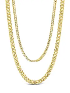 Everyday Layered Curb Chain Necklace