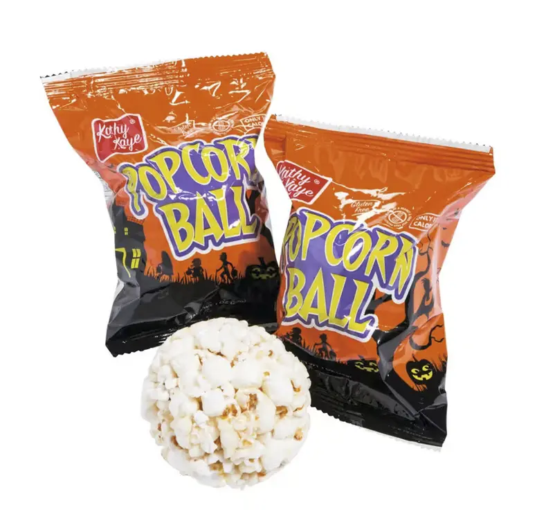 Candy Halloween Popcorn Balls - 18 Pc