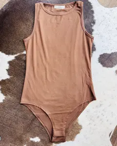 Elevated Basic Bodysuit *Brown