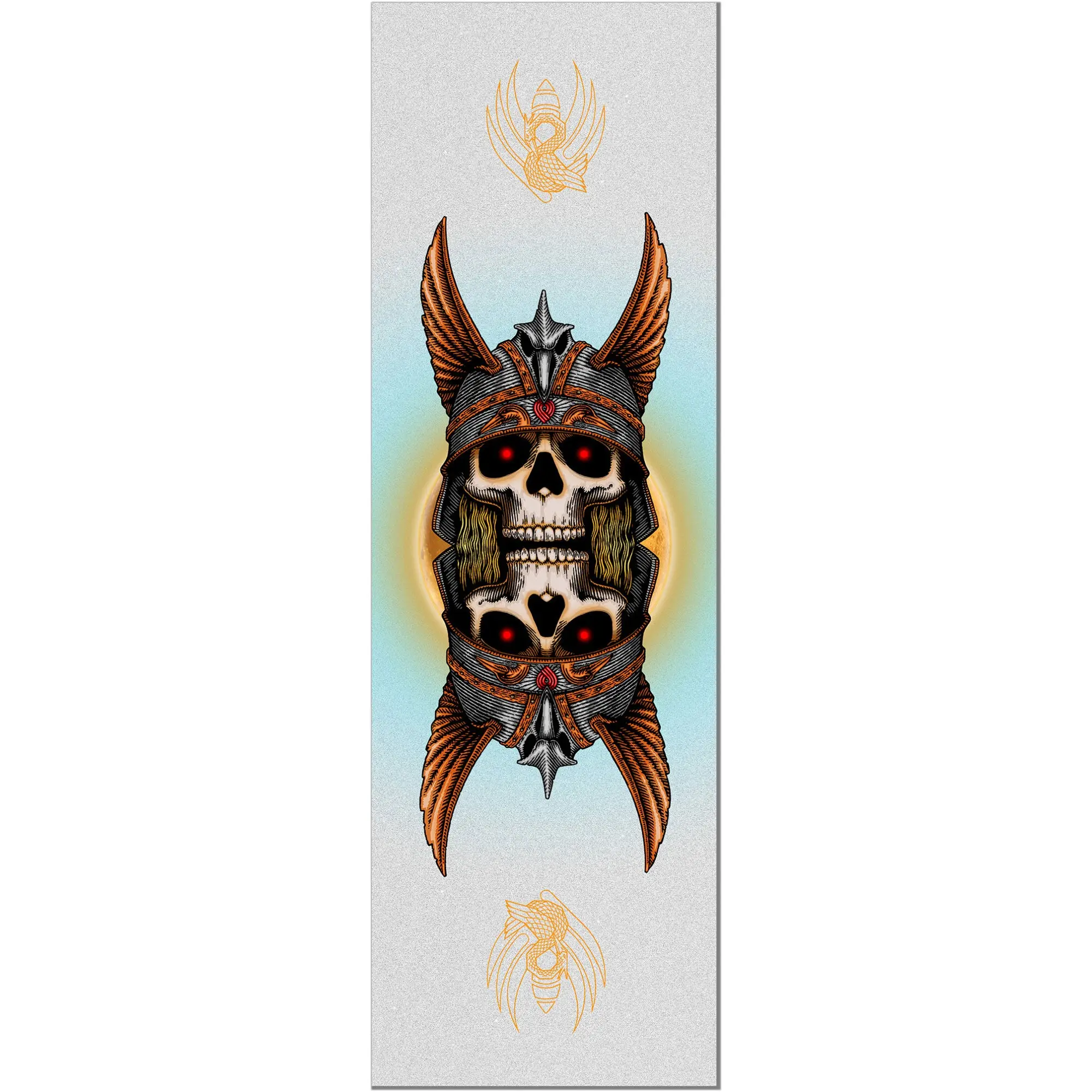 Powell Peralta Skateboard Griptape Andy Anderson Skull Egg Clear 10.5" x 33"