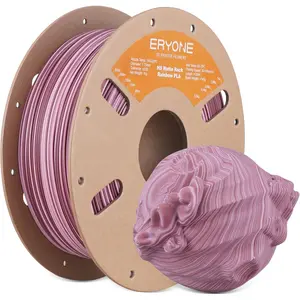 ERYONE Twisted Tri-Color 'Rock Series' High-Speed Matte PLA Filament - 1.75mm±0.03mm, 1kg