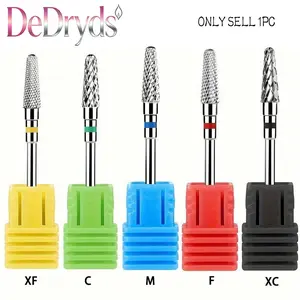 1PCS Tunsten Steel Nail Drill Bits Set for Electric Nail File, Professional Manicure Ped, Nail Care, Nail Art