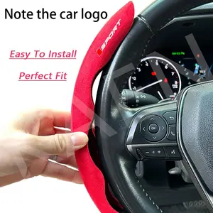 1 Pair Universal Fluffy Steering Wheel Covers, Non-Slip, Safe, Soft, Breathable, Durable, Comfort Grip, with Fits for Mitsubishi, for Jeep, for MG, for Toyota, for Honda, for Mazda & More