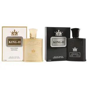 Bundle of King-D Millesime Imperial and King-D Black Cologne for Men Eau de Toillete 100ml