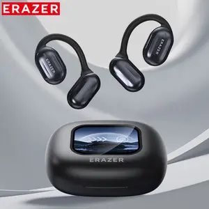 ERAZER OWS Touch Screen Earphone Bluetooth 5.4 Wireless Headphones oise Canceling TF Card Headset HIFI Stereo Full-Color Display Multifunctional Earbuds With Mic