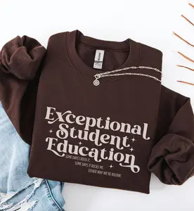 Exceptional Student Education Retro Short Sleeved T-SHIRT / Sweatshirt  , Sped Teacher tee , Neurodiversity Autism, Chaos Coordinator Cotton Fabric
