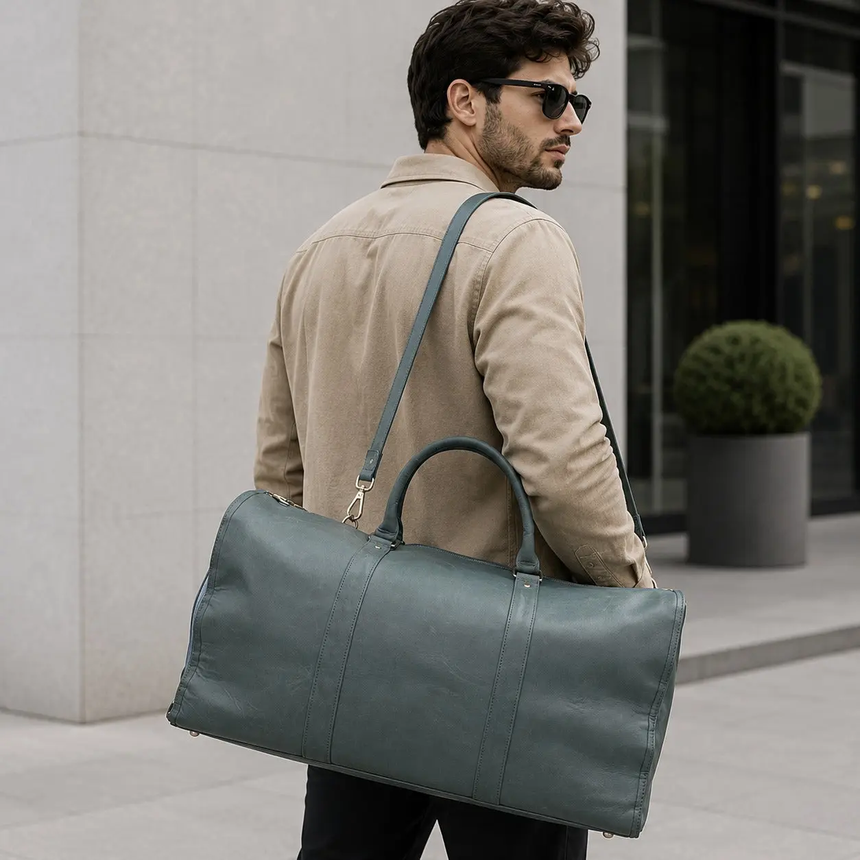 Duffel Bag with Shoe Compartment