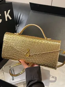 Women's PU Crossbody Shoulder Bag, Solid Color Handbag, Fashionable Spring New Design, Portable Storage Pouch for All Seasons, High Quality Bag