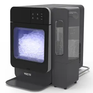[Black Color] Ice Maker W/ Side Water Tank, 33LBS/Day Self-Cleaning, VECYS