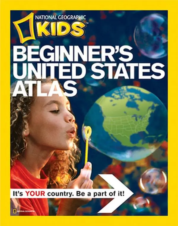 USED-Beginner's United States Atlas by National Geographic (Library Binding)