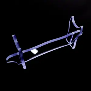 Clear Lightsaber Stand - Elegant Display Rack for Collectible Sabers - 3 Detachable Acrylic Parts - Perfect Organizer for Your Hilt When Not in Use