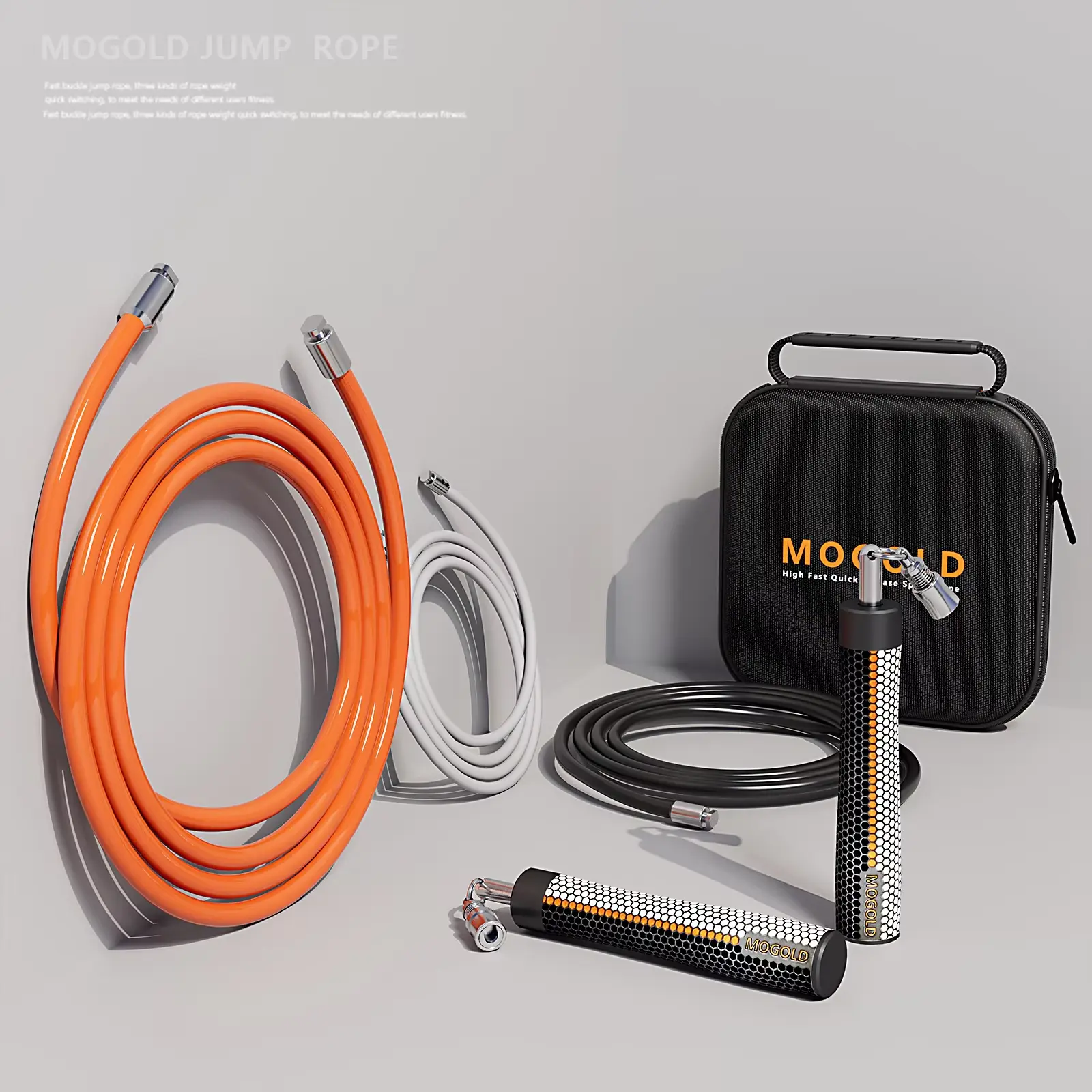 Jump Rope Fitness Workout Weighted Handle Crossfit Rope Gym Boxing Professional Men Women Sports Exercise Weights MOGOLD