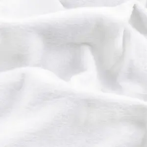 Minky Fabric By The Yard  1 X 60 Inch Wide Pre-cut Fleece White Cuddle Soft Plush Solid For Blanket Pillow Cover Scarf Sewing