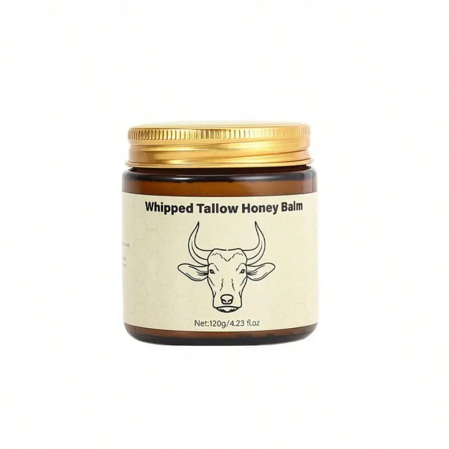 Whipped Grass-Fed Beef Tallow Honey Balm - 4 Oz,Moisturizing Cream for Soft, Smooth Skin - Handmade All-Natural Moisturizer - Lavender,hydrating, comfort, moisture boost cream, luminous firming cream, body care, hydrating dry skin