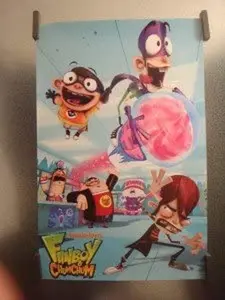 Fanboy & Chum Chum - Original 11"x17" Promo Tv Poster Comic Con SDCC MINT 2010