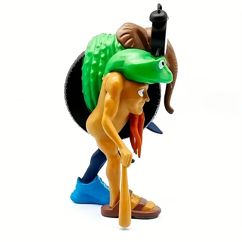 Italian Brainrot Themed Character Action Figure Statue Set Tung Tung Tung Sahur tralalero tralala Upgraded Fusion Edition Decorative Sculptures Desktop Decoration Halloween Christmas Birthday Gifts Ornaments