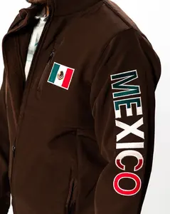 American West Men's Mexico Flag Team Softshell Jacket