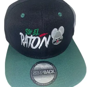 El Ratón Black/Green Snapback