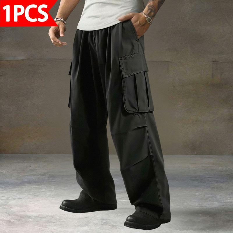 Men’s cargo pants, 3-pack  breathable, wear-resistant fabric suitable for outdoor work, hiking, and everyday casual streetwear; comfortable and durable, practical all-season essential.