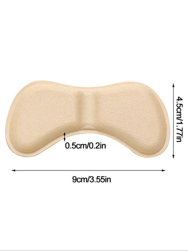 5 Pairs Heel Protector Cushions, Comfortable Insoles, Heel Grips, Anti-Slip Pads, Foot Care Heel Protectors, Adhesive Backed Shoe Inserts, Suitable For Outdoor, Sports, Travel, Home, Office, School