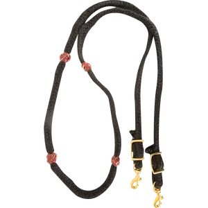 Martin Saddlery Blended Mohair Barrel Rein Buckle Snap Ends
