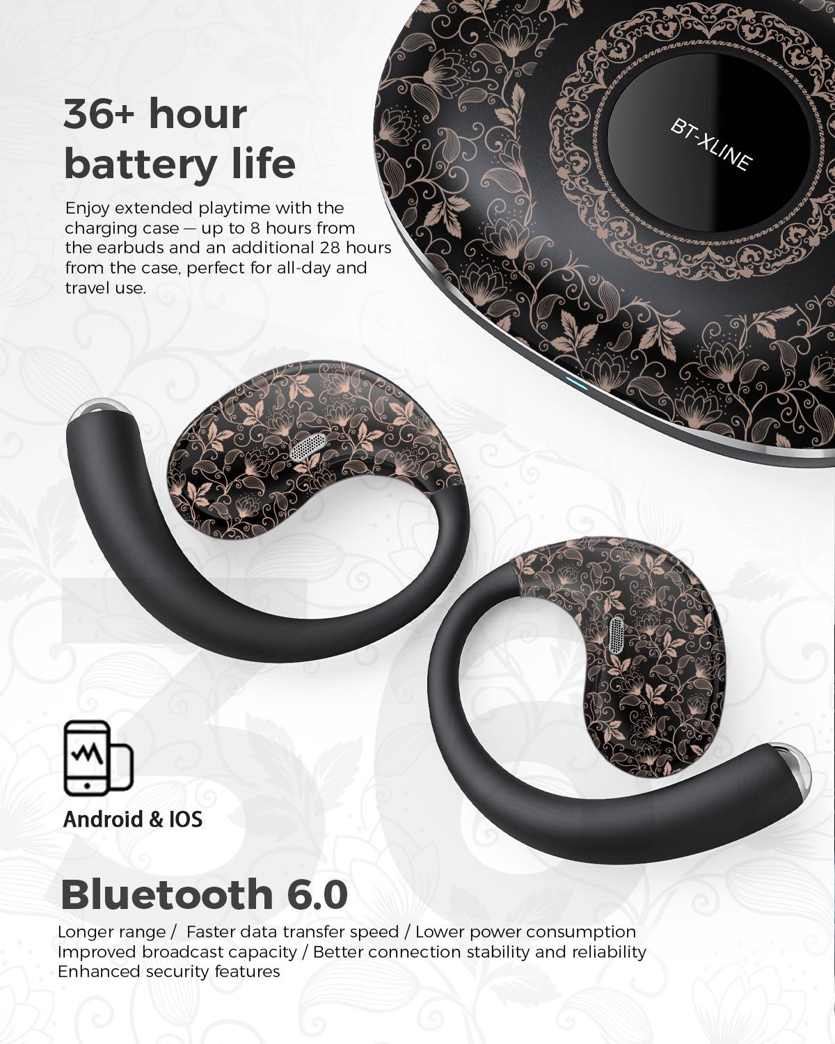 Noise Cancelling Bluetooth Earpiece, Wireless Headset for Clear Calls, Hands-Free Calling for Work and Daily Use, Stable Connection, Comfortable Fit, Easy Control