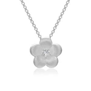 Dawn Blossom Silver Necklace