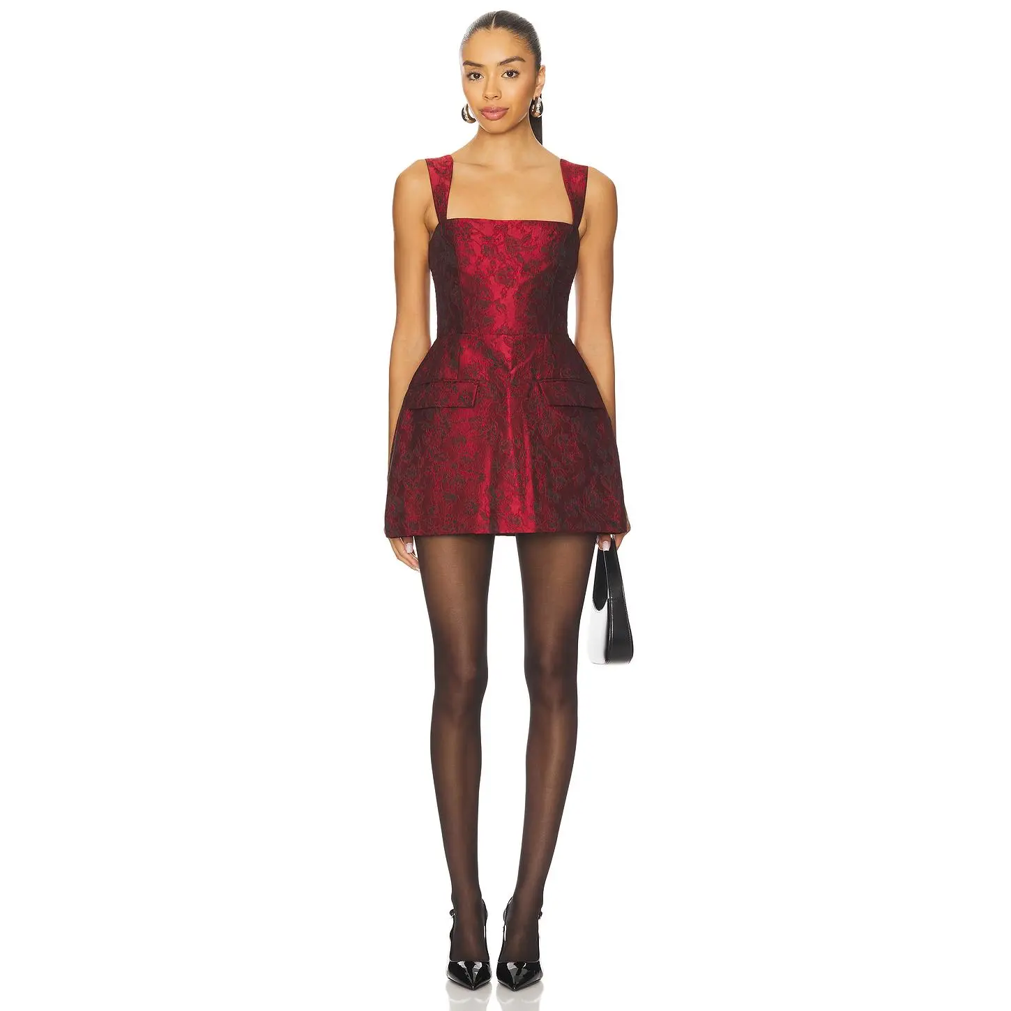 Amanda Uprichard x REVOLVE Bethany Romper in Ruby
