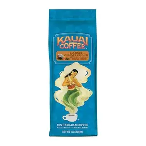 Kauai Coffee Coconut Caramel Crunch Medium Roast - Ground Coffee, 10 oz Package (pack of 1) Kauai Coffee Coconut Caramel Crunch Medium Roast - Ground Coffee, 10 oz Package (pack of 1)