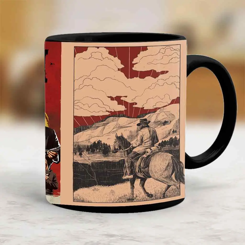 Red Dead Redemption 2 Mug, Gaming Coffee Cup, Cowboy Fan Gift 11oz - cob00579