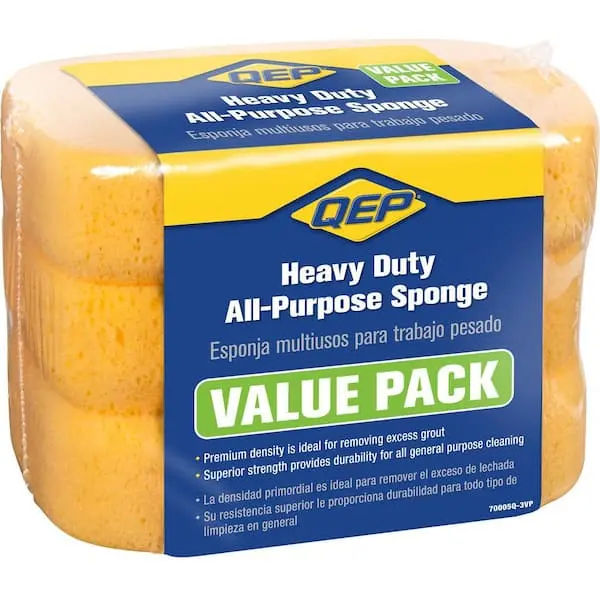 7-1/2 in. x 5-1/2 in. Extra Large Grouting, Cleaning and Washing Sponge (3-Pack)