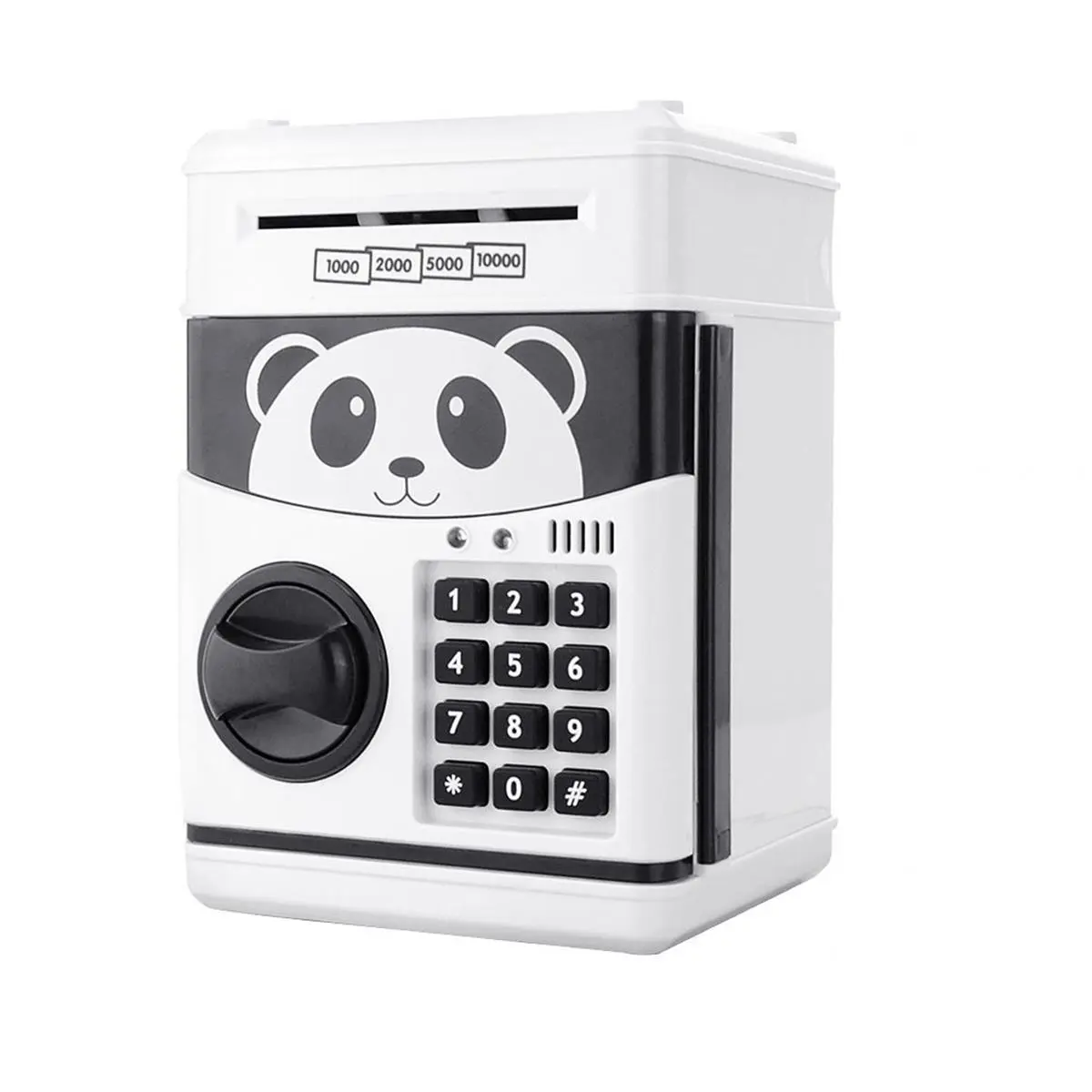 212 MAIN Electronic Password Anti-Theft Safe Panda Piggy Bank - Cute Coin Savings Box, Pet Supplies Decor Ornament, Anti Theft Safes