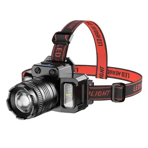 LED Headlamp, USB-Rechargeable Waterproof Headlamp for Exploration, Adjustable High-Performance Outdoor Camping High Powered Flashlight #   GLOBAL PICKS