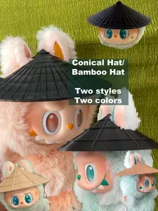 Rice Hat, Asian Conical hat for Labubu Bamboo Hat two styles