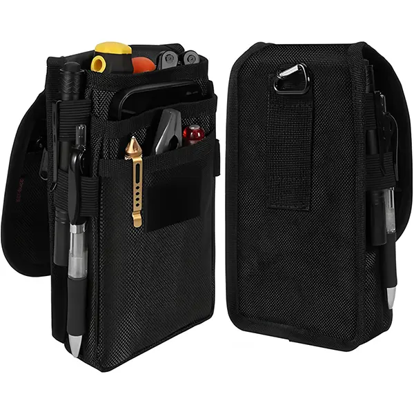 Men's Solid Color Belt Bag (Waist Belt Pocket),Versatile Multi-functional Phone Wallet Bag,Phone Pouch Card Holder, Ideal for Work,Camping, Rescue (A Travel Essential)
