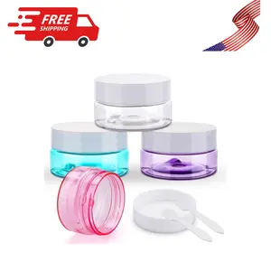 Travel Cream Jars for Toiletries TSA Approved 0.7oz 4 Pack