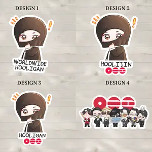 Hooligan K-Pop Concert Gifts 2026 Die-cut Sticker, World Tour Sticker Collection